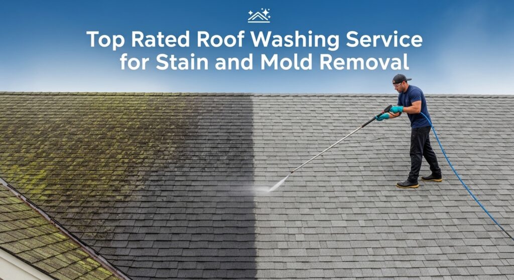 roof washing service