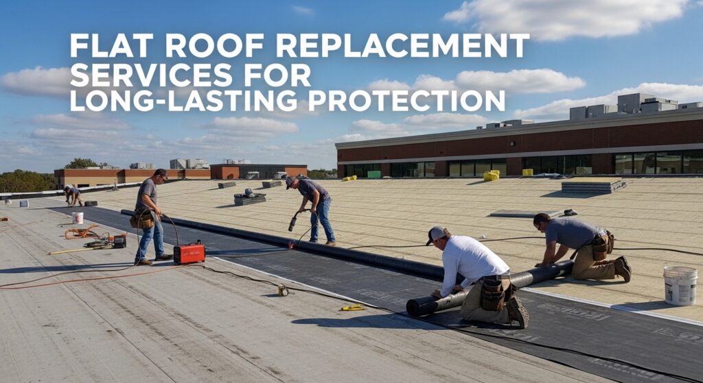 flat roof replacement