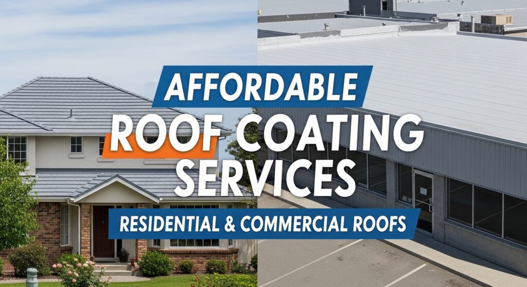 Affordable Roof Coating Services for Residential & Commercial Roofs