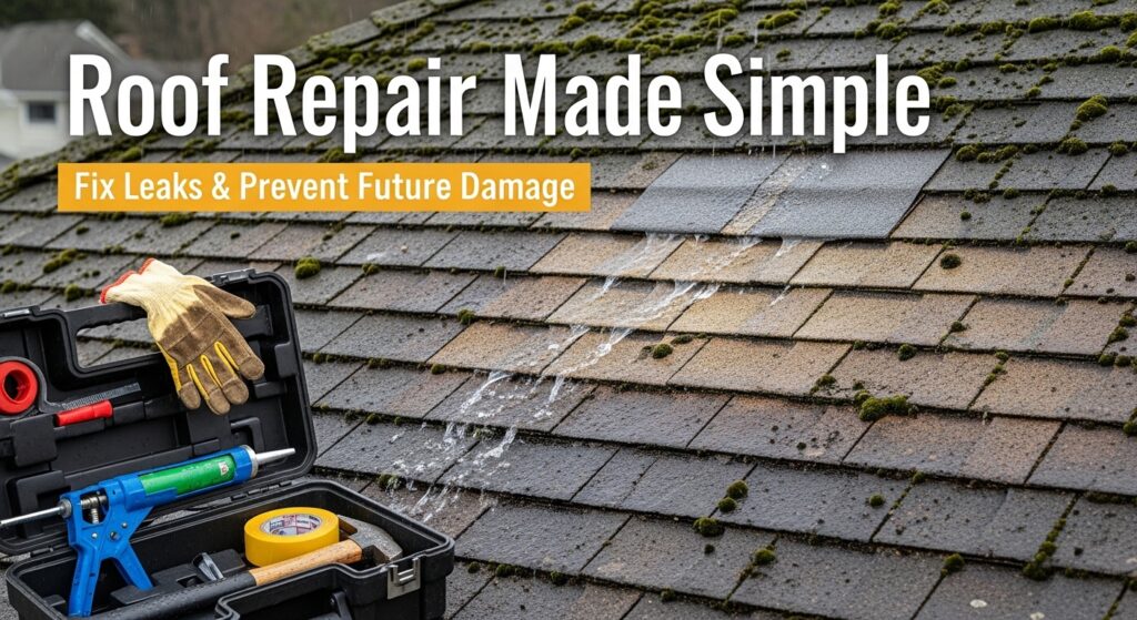 Roof Repair Made Simple Fix Leaks & Prevent Future Damage