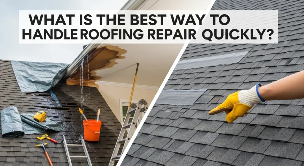 What Is the Best Way to Handle Roofing Repair Quickly?
