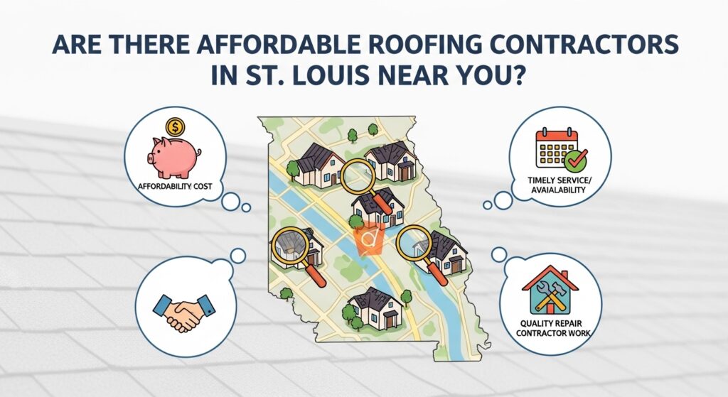 Are There Affordable Roofing Contractors in St. Louis Near You?